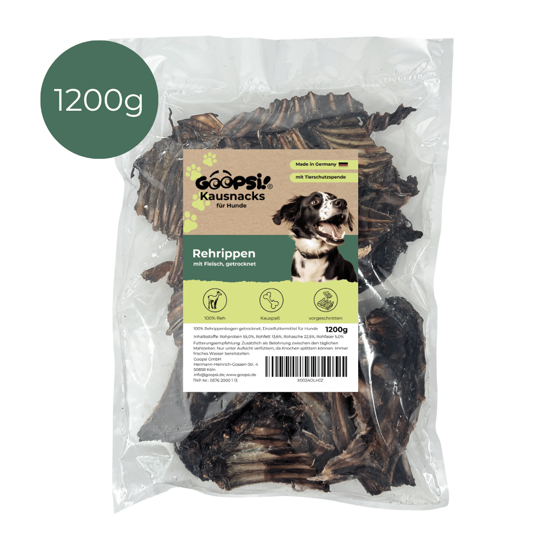 Rehrippen in Stücke vorgeschnitten - ab 300g
