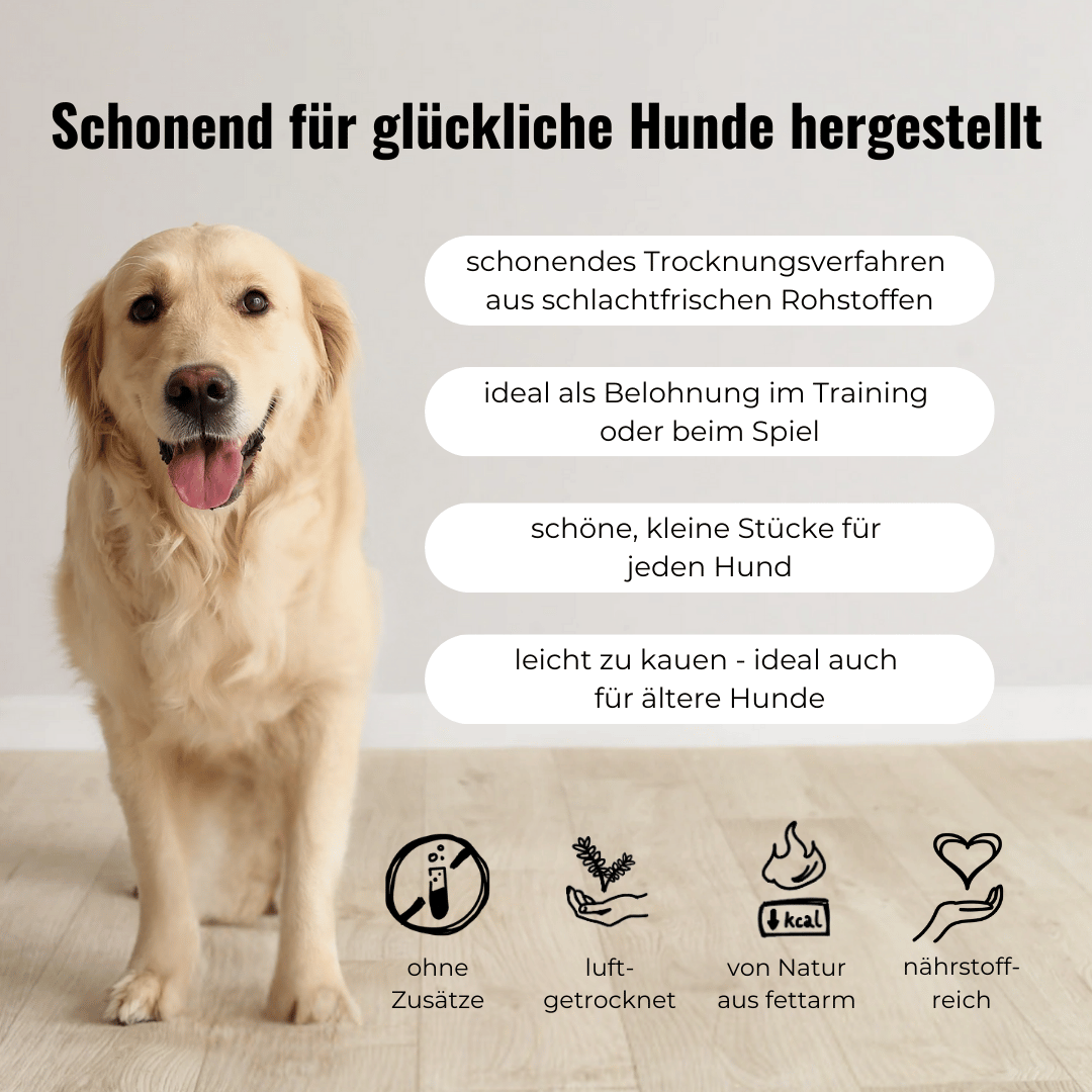 Rinderlunge Trainingshappen 500g