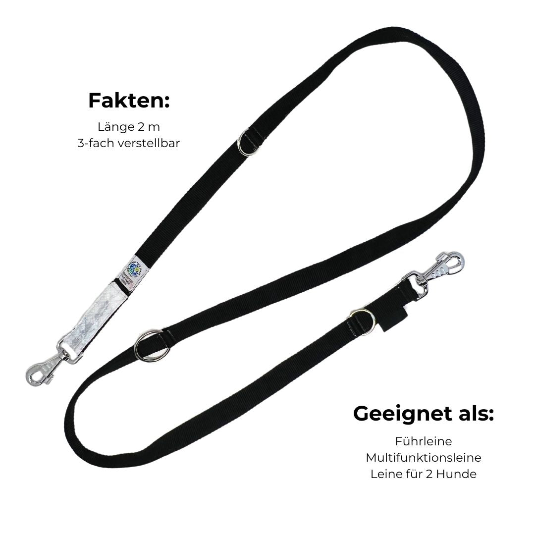 Hundeleine "Lanka", 2m - weiss