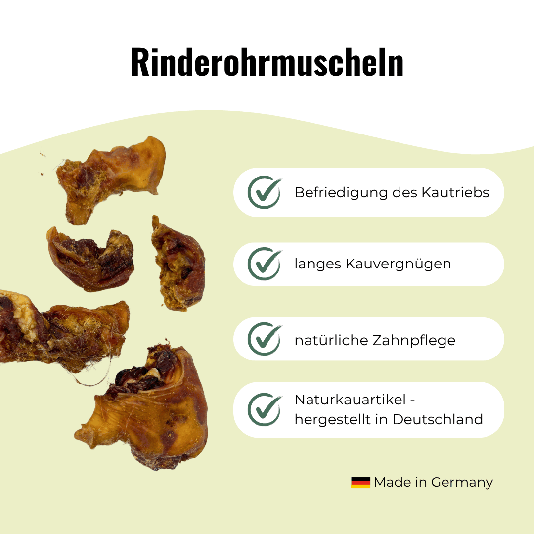 Snack-Set Rind – Rinderohrmuscheln & Rinderpansen je 500g