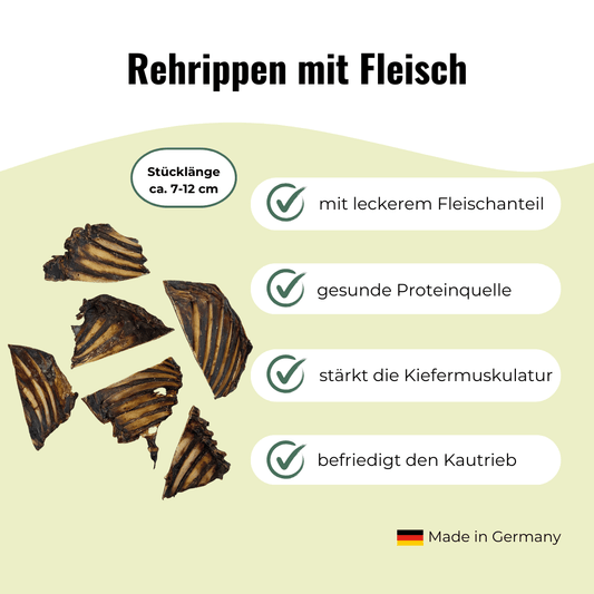 Snack-Set Mix – 300 g Rehrippen & 500 g Rinderlungenwürfel