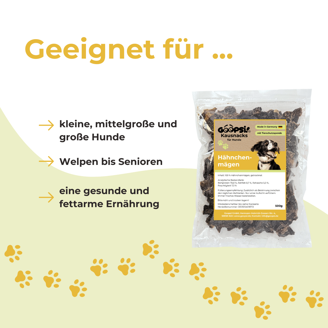 Hähnchenmägen getrocknet - 500g