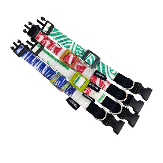 Hundehalsband "Style mich!" weiß - versch. Größen