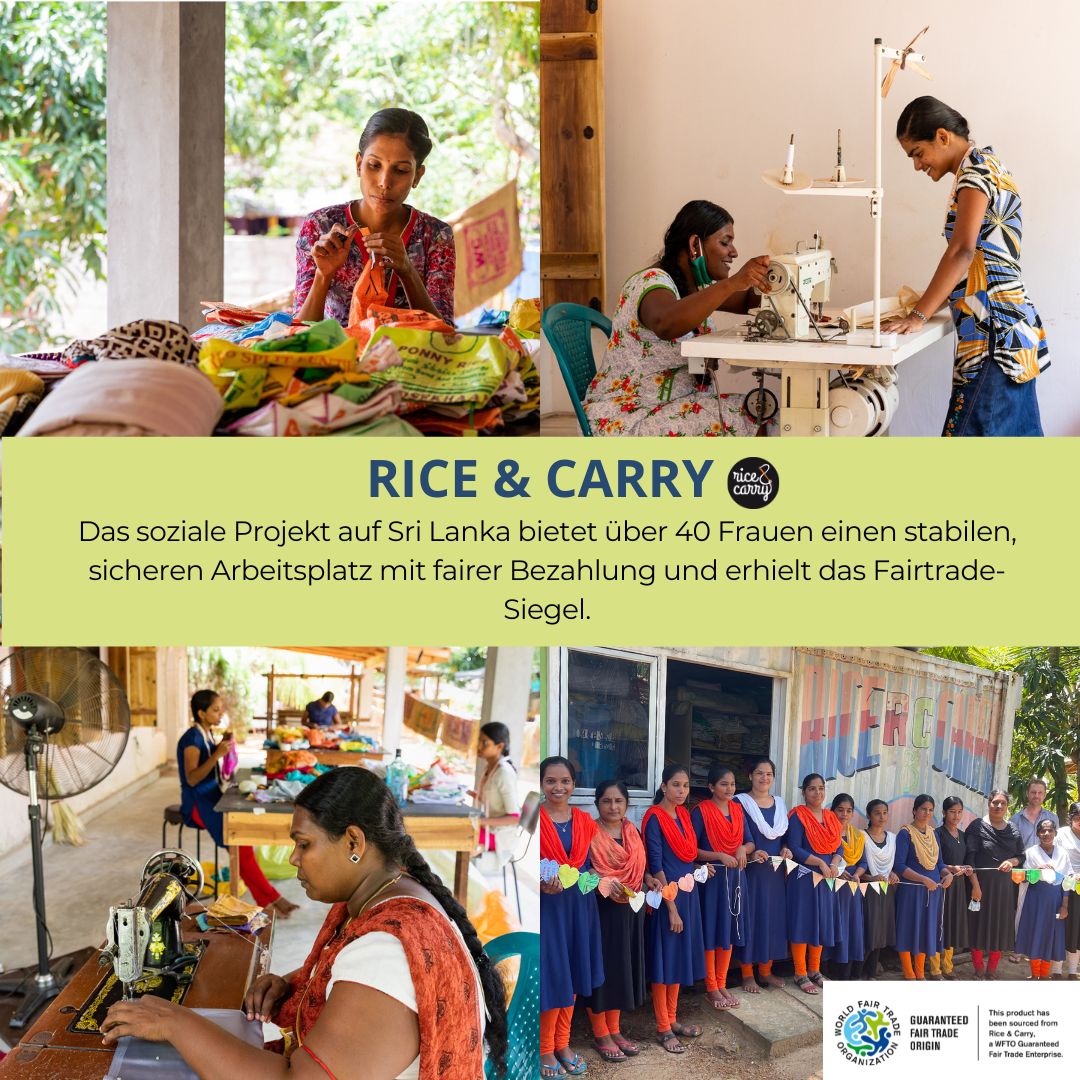 Das soziale Projekt auf Sri Lanka bietet über 40 Frauen einen sicheren Arbeitsplatz mit fairer Bezahlung.