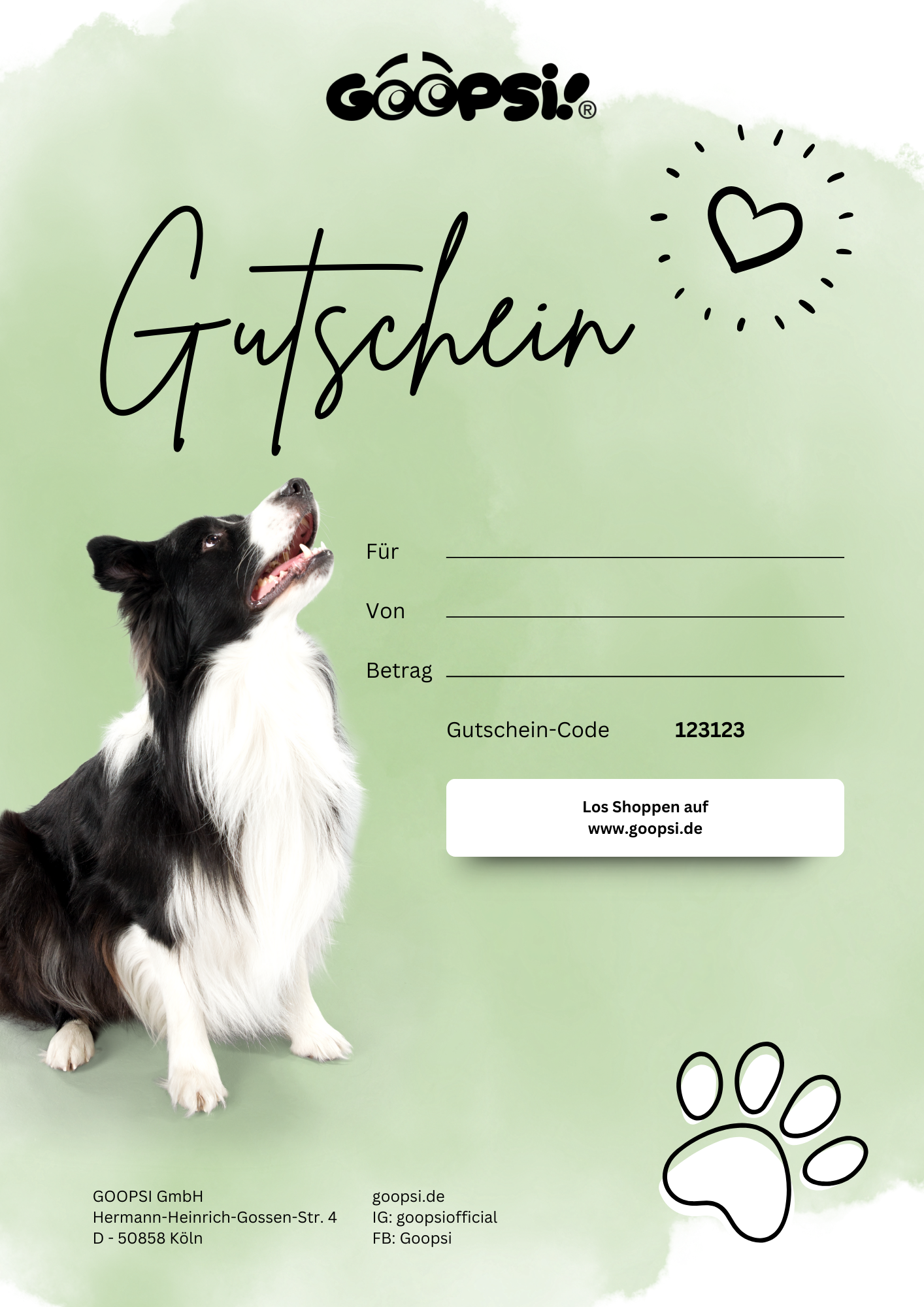 Geschenkgutschein