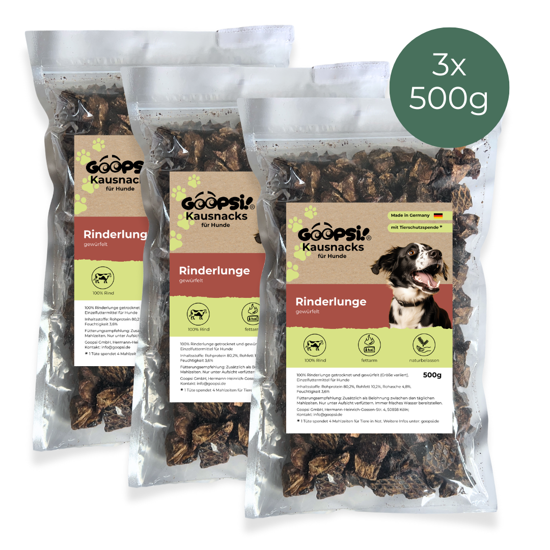 Rinderlungenwürfel 500g