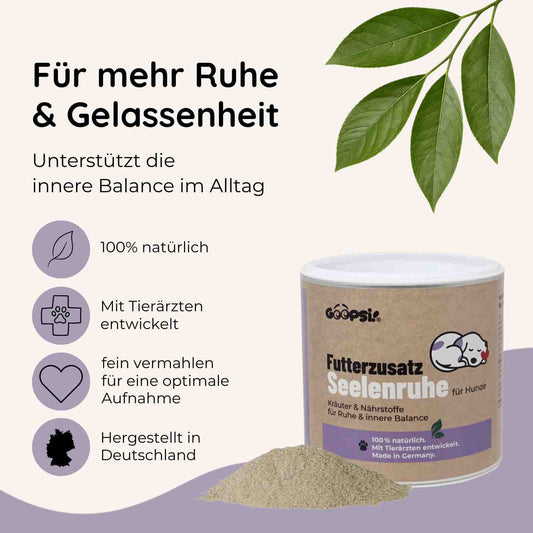 Futterzusatz Seelenruhe