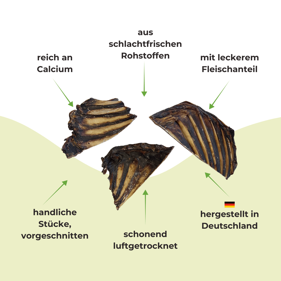 Rehrippen in Stücke vorgeschnitten - ab 300g