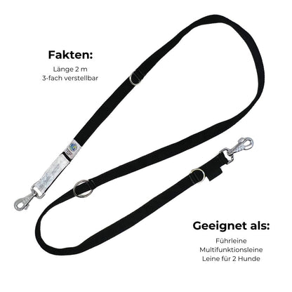Hundeleine "Lanka", 2m - weiss