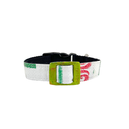Hundehalsband "Style mich" recyceltes Gurtband - versch. Farben