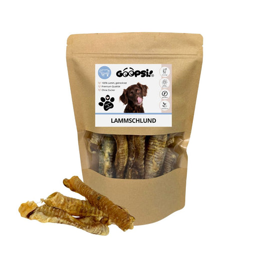 Lammschlund für Hunde, getrocknet