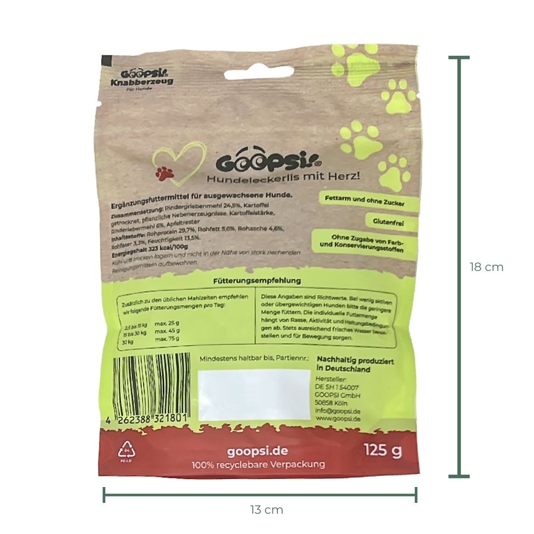 Hähnchenhälse 500g + Hundeleckerlis Rind (1x 125g) im Sparset
