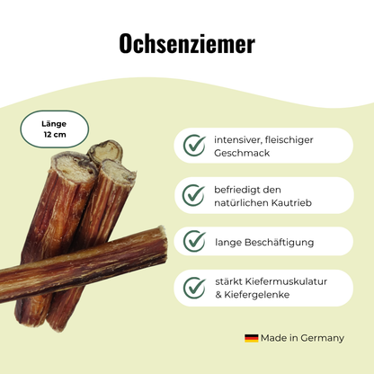 Kau-Set-Mix – 6 Rehbeine & 5 Ochsenziemer