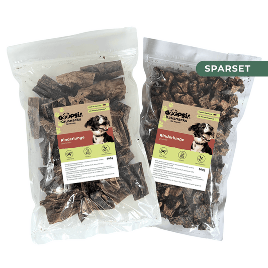 Snack-Set-Rinderlunge – Stücke & Würfel je 500 g
