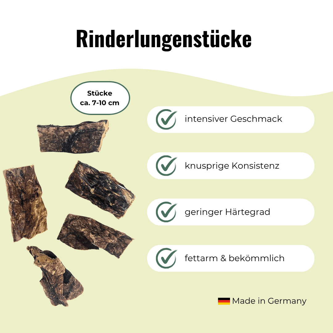 Snack-Set-Rinderlunge – Stücke & Würfel je 500 g