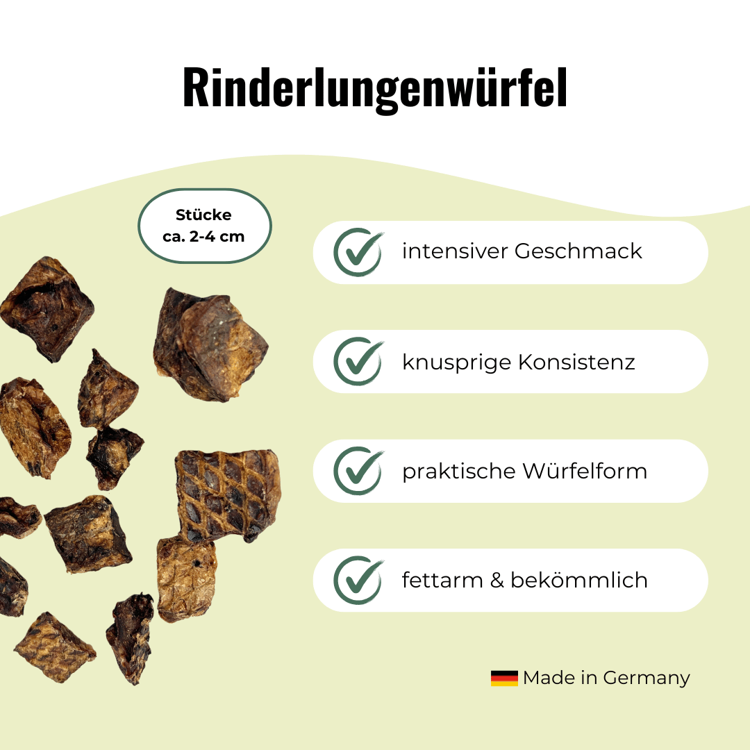 Snack-Set Mix – 300 g Rehrippen & 500 g Rinderlungenwürfel
