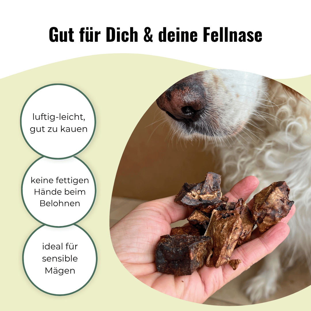 Snack-Set Mix – 300 g Rehrippen & 500 g Rinderlungenwürfel