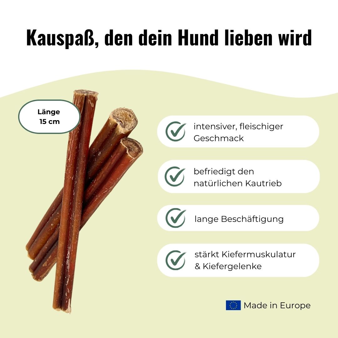 Ochsenziemer für Hunde, getrocknet