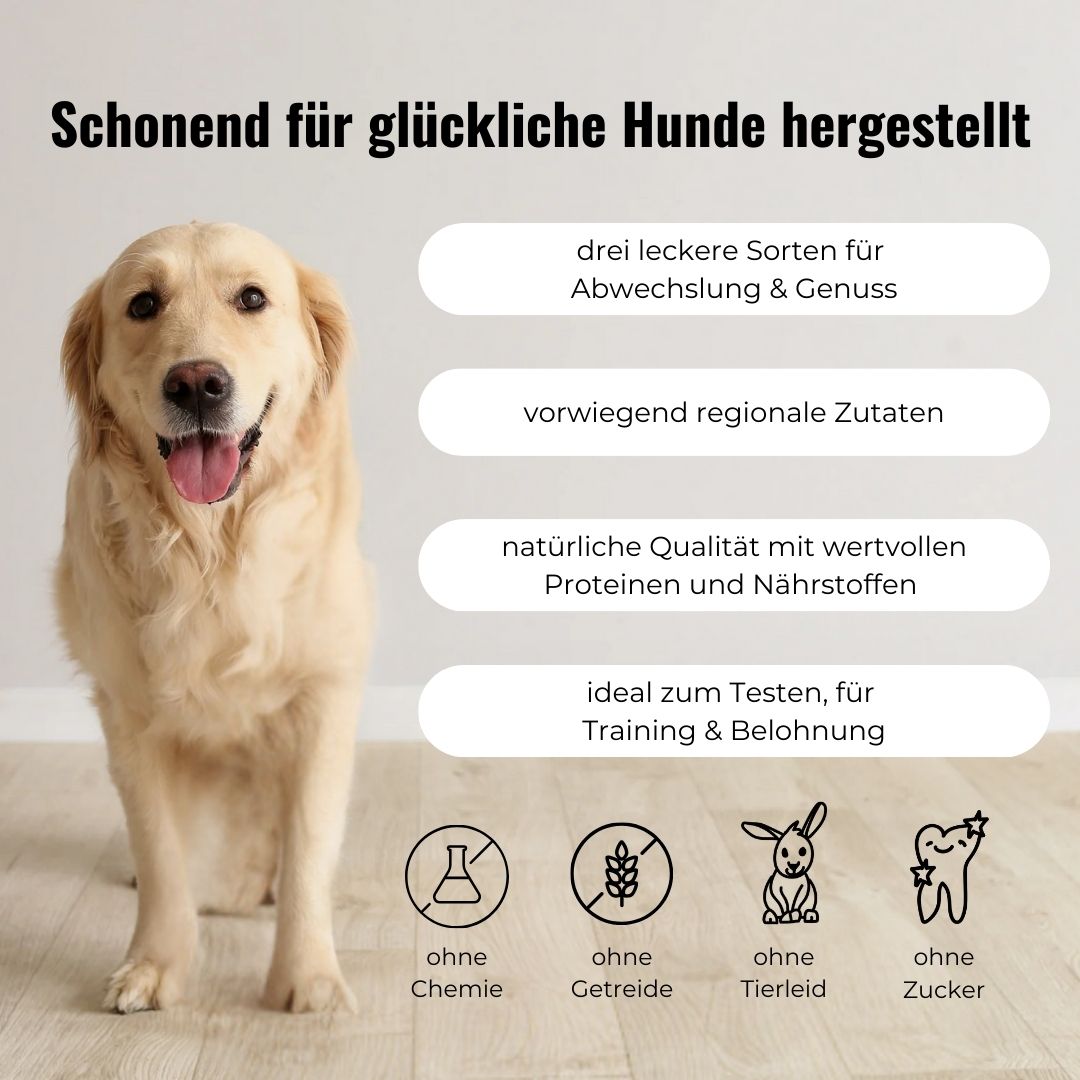 Hundeleckerlis Probierpaket
