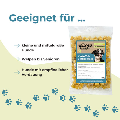 Kartoffel-Softies Käse Mini - Trainingshappen (ab 200g)