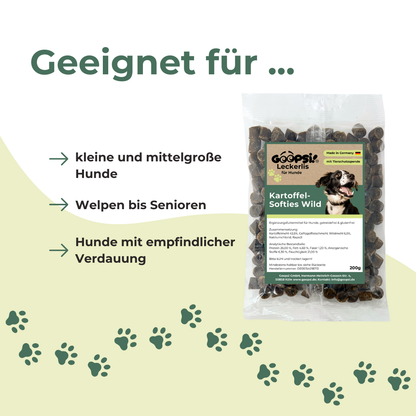 Kartoffel-Softies Wild Mini - Trainingshappen (ab 200 g)