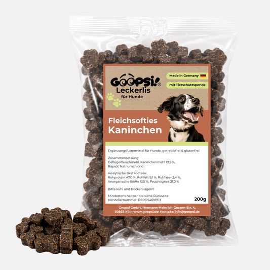 Fleisch-Softies Kaninchen - Trainingsknöchelchen