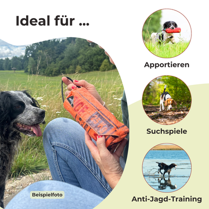 Set Futterdummy Orange & Trainingshappen