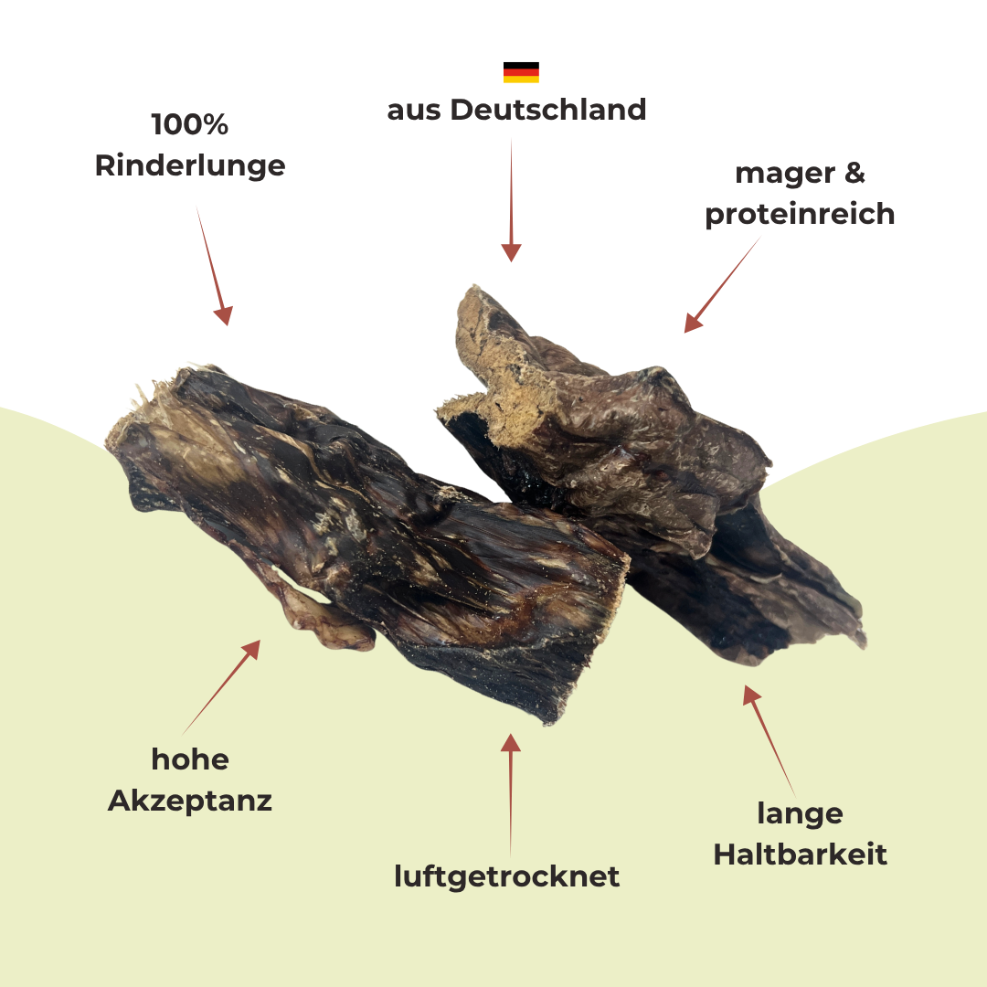 Rinderlunge in Stücken, 500g