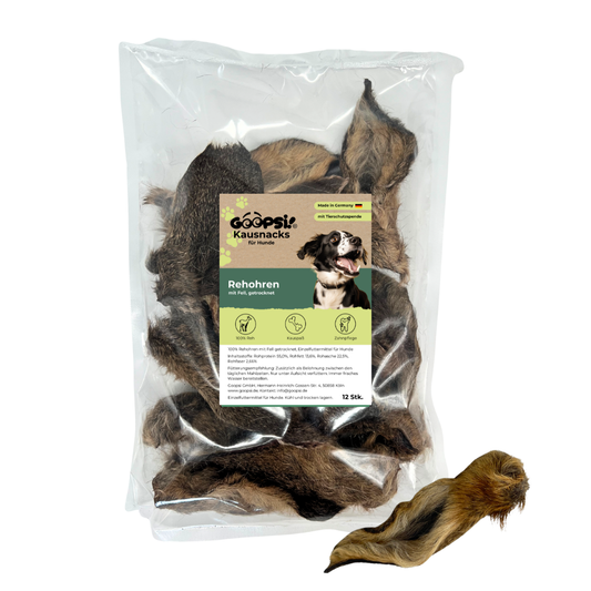 Rehohren mit Fell - 12 Stk.