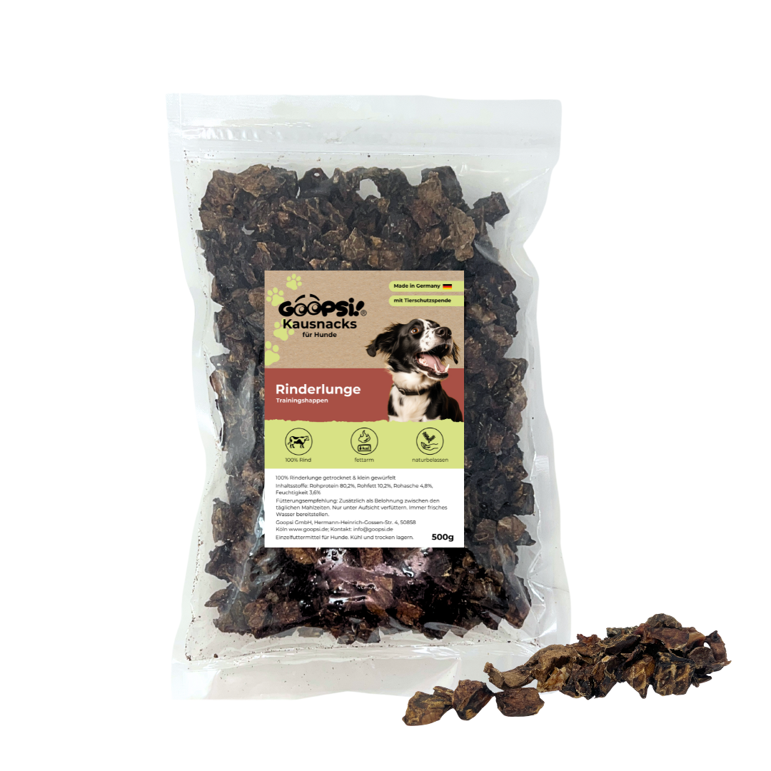 Trainingshappen Rind 500g + Hundeleckerlis Rind (2x 125g) im Sparset