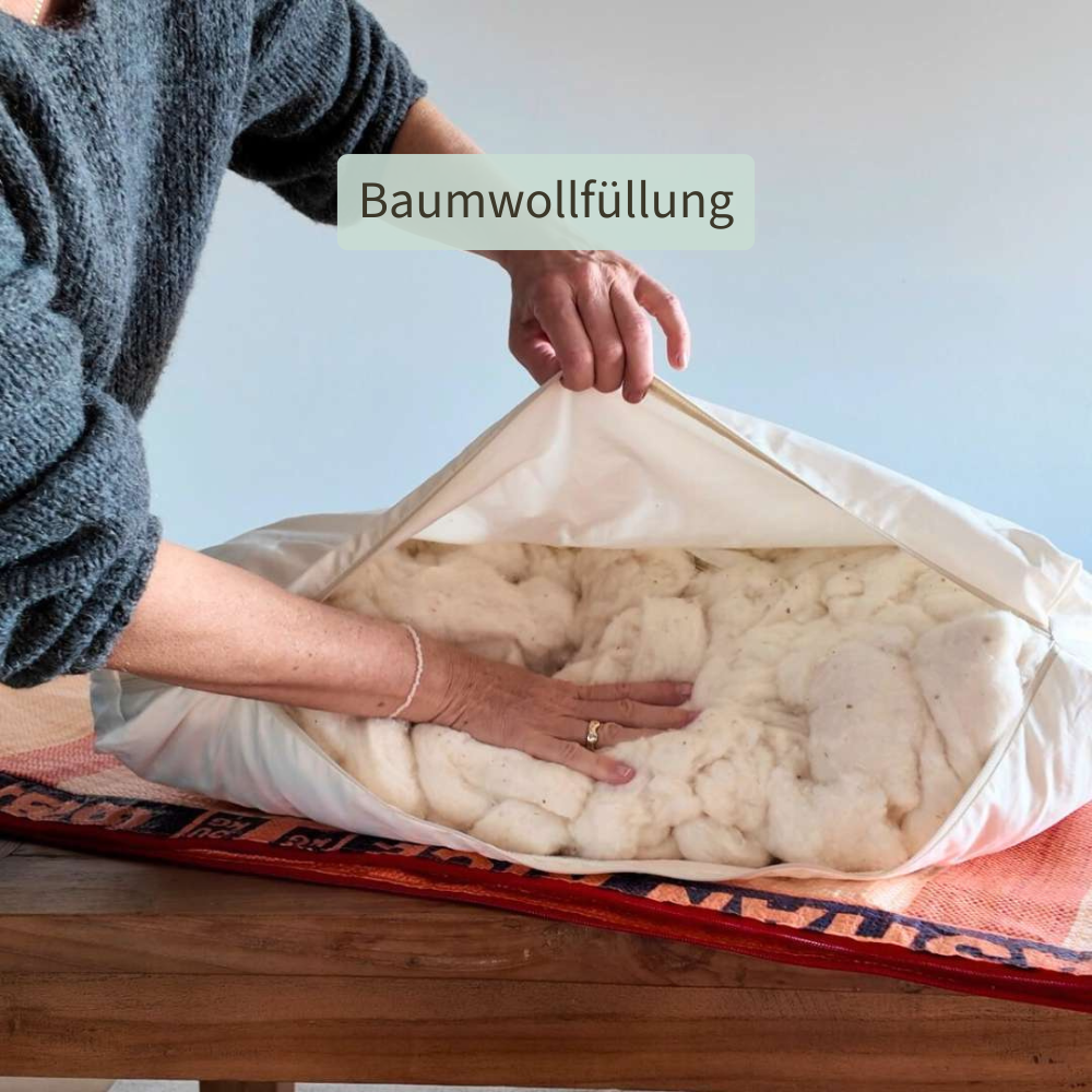 Hundekissen mit Baumwollfüllung