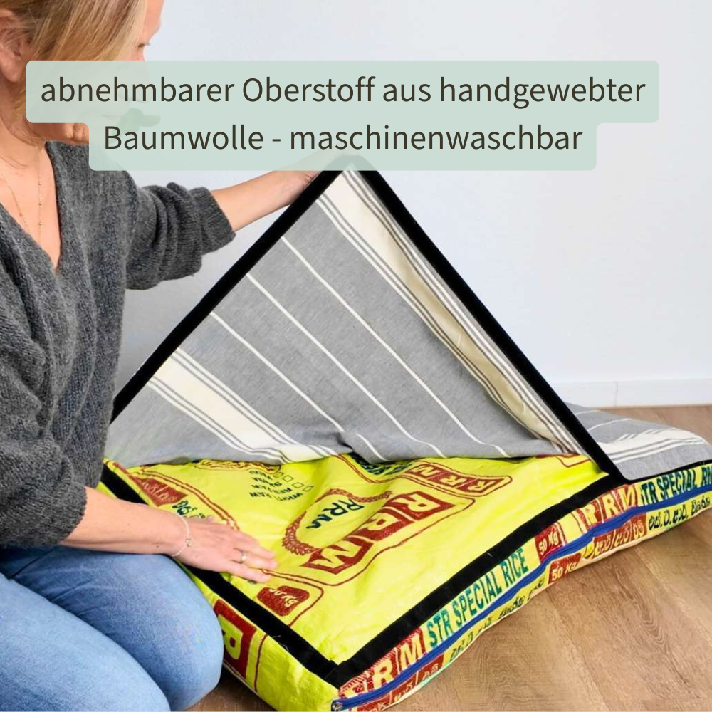Hundekissen mit Baumwollfüllung