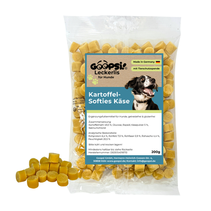 Kartoffel-Softies Käse Mini - Trainingshappen (ab 200g)