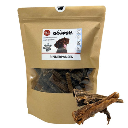 Rinderpansen für Hunde, getrocknet