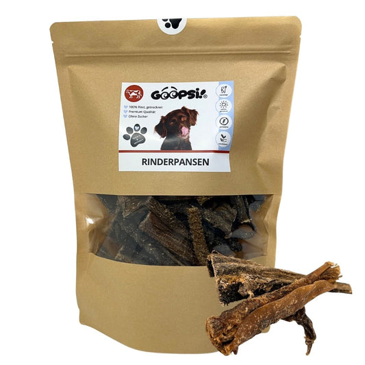 Rinderpansen für Hunde, getrocknet