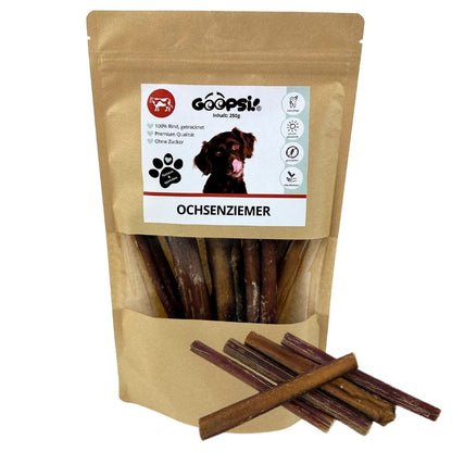Ochsenziemer für Hunde, getrocknet