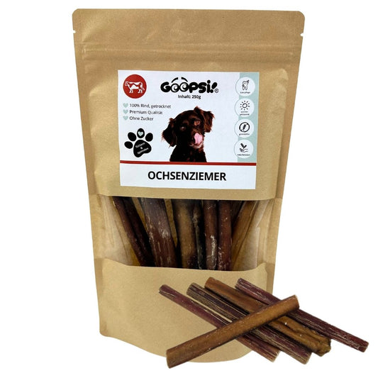 Ochsenziemer für Hunde, getrocknet