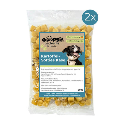 Kartoffel-Softies Käse Mini - Trainingshappen (ab 200g)