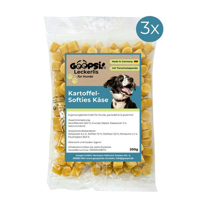 Kartoffel-Softies Käse Mini - Trainingshappen (ab 200g)