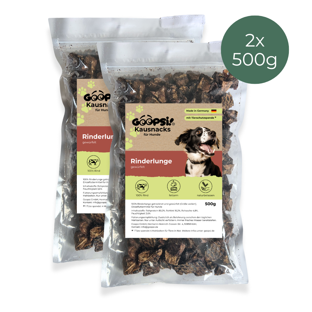 Rinderlungenwürfel 500g