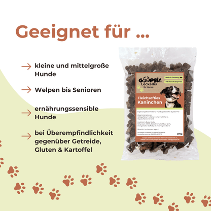 Fleisch-Softies Kaninchen - Trainingsknöchelchen (ab 200g)