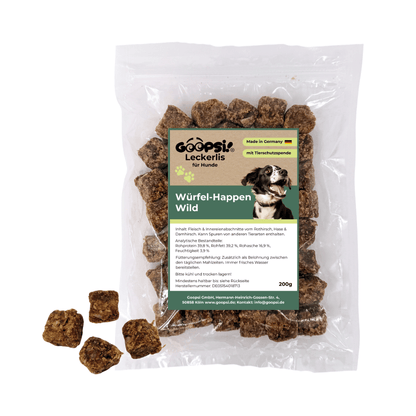 Würfel-Happen Wild - 200g