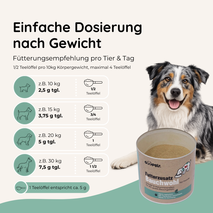 Futterzusatz Bauchwohl