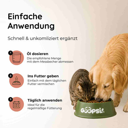 Lachsöl für Hunde & Katzen