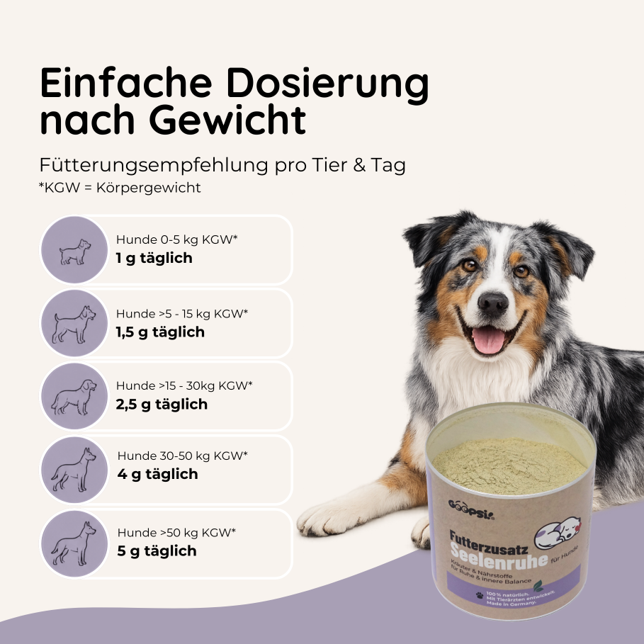 Futterzusatz Seelenruhe
