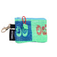 Goopsi nachhaltiger Kotbeutelspender Kotbeuteltasche upcycling Poop bag aus Reissack mit Edelstahlkarabiner zum Befestigen an Leine oder Gürtelschlaufe für gängige Kotbeutelrollen (bis 6cm) geeignet fairtrade